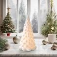 thumbnail image 5 of Cqxid Christmas Village Ceramic White Christmas Village Houses Christmas Light Up Village Houses Light Up Small Porcelain Village House For Home Decor Winter Holiday DIY Gift, 5 of 5