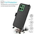 thumbnail image 6 of For Motorola Moto G Power 5G 2025 Case,Takfox Holster Phone Case with Built-in Screen Protector Swivel Belt Clip [3 Layers] Heavy Duty Full Body Protection Shockproof Kickstand Cover- Black, 6 of 9