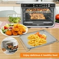 thumbnail image 6 of Air Fryer Basket for Ninja Foodi DT251 10-in-1 Smart XL Air Fryer Oven, 14.4*11.4'' Stainless Steel Wire Rack Accessories Tray Compatible with Ninja DT201,DT200 Convection Oven, Dishwasher Safe, 6 of 6