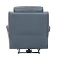 thumbnail image 3 of Hanna Power Reclining Chair-Blue Top Grain Leather Cushions-USB Port, 3 of 5