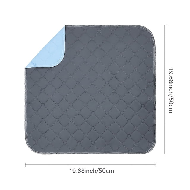 LEEYNEER Coussin de Fauteuil Roulant Pack Unique Tissu Doux Respirant Antidérapant Lavable en Machine Réutilisable Anti-Urine pour Fauteuils Roulants Poussettes Chaises & Voitures