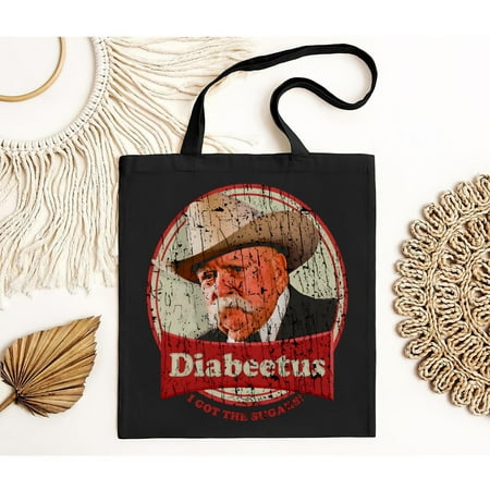 vintage NWT Retro Style Diabeetus I Got The Sugars Shipping From USA Tote Bag-TH18858