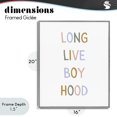 thumbnail image 4 of Stupell Industries Modern Long Live Boy Hood Gray Framed Giclee Art, 16 x 20, by Katie Griggs, 4 of 8