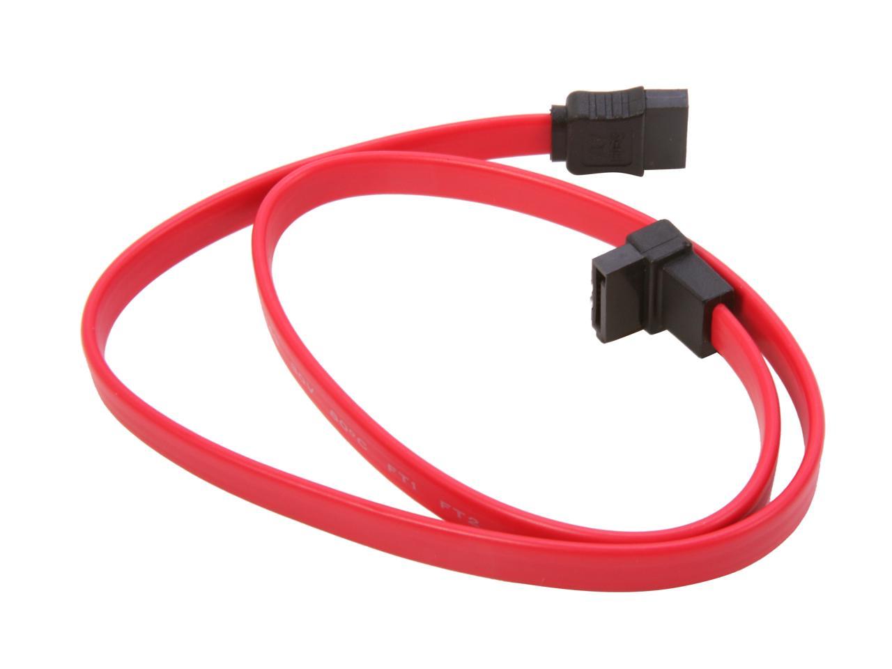 BYTECC SATA-118D 1.5 ft. Serial ATA-150/300 Cable L Shape plug w/Locking  Latch