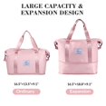 thumbnail image 3 of Bolsa de viaje Trifabricy, grande, impermeable, rosa, para mujer, 3 of 7