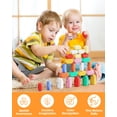 thumbnail image 2 of Stacking Rocks Stones D-fantix Silicone 39 unidades para niños de 3 a 6 años, 2 of 8