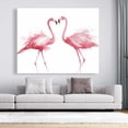 Begin Home Decor 20804860AN310 48 x 60 in. Two Pink Flamingo — free download