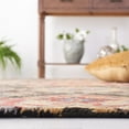 thumbnail image 4 of Safavieh Heritage Reanna Oriental Wool Area Rug, Charcoal/Red, 5' x 8', 4 of 11