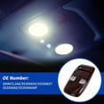 thumbnail image 3 of Conjunto de luz de consola superior de madera de durazno Unique Bargains para Dodge para Ram 1500 1998-2001 lámpara de lectura de techo interior No.SN96TL2AA/55350655 Rojo, 3 of 7