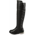 thumbnail image 3 of Girl's Waterproof Side Zipper Knee High Riding Boots (Toddler/Little Kid/Big Kid), 3 of 7