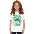 thumbnail image 4 of Smurfs Kanji Don't Kill My Vibe Crewneck T Shirts Boy Girl Teen Brisco Brands L, 4 of 6