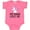 Hot Pink, variant on Inktastic My Nana Loves Me Unicorn Girls Baby Bodysuit