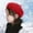Red, variant on BXJX Girls Beret Hats, Fall Winter Casual Soft Warm Kids Casual Hats Pink Size 2 T