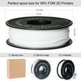 thumbnail image 4 of GEEETECH PLA 3D Printer Filament 1.75mm White, Dimensional Accuracy +/-0.03mm, 10kg (22lbs) , Vacuum Packaging, Fit for Most 3D FDM Printer, 4 of 7