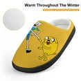thumbnail image 4 of Adventure Time Soft Plush Slippers for Boys Girls Winter Warm Cotton Slippers with Rubber Sole Non-Slip Kid's Slip on Shoes Fluffy House Slippers For Indoor And Outdoor, 4 of 8