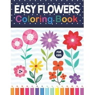 Flower Coloring Book for Kids: A Flower Kids Coloring Book, Beautiful ...
