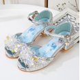 thumbnail image 1 of Princess Summer Anna Zapatos para niños para niñas Zapatos de cuero para niños Elsa Dancing High Heels Chaussure Enfants Sandals Party Shoes34-Insole 21CM Gao Jinjia LED, 1 of 2