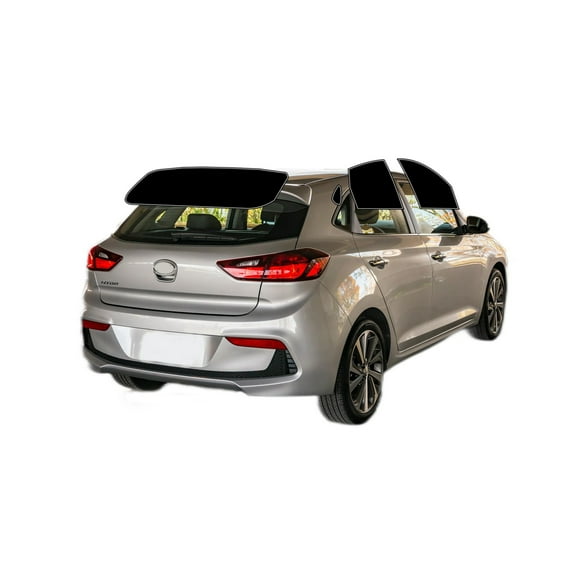 Haiy Co - PreCut 2Ply 05% Window Tint Film Kit For 2018-2022 Hyundai Accent 5Door Hatch -Side+Rear Window