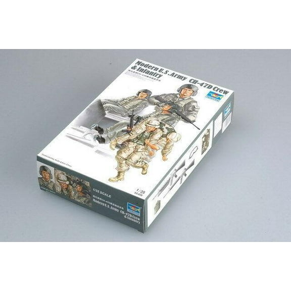 Trumpeter 00415 1/35 Modern U.S .Army CH-47D Crew & Infantry model kit