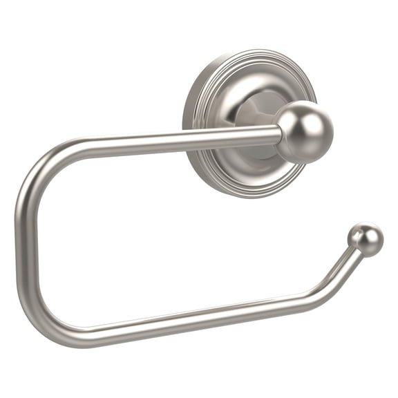 European Style Toilet Tissue Holder - Satin Nickel