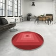 thumbnail image 4 of Ahgly Company Tapis d'Intérieur Lavable en Machine Carré Rouge, 4 Pieds Carré, 4 of 7