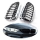 thumbnail image 1 of Riwesomey 1 par de parrillas delanteras de coche estilo meteorito parrilla de riñón para Serie 5 G30 G38 2017-2019 Vehículos, repuestos y accesorios Mis No.2 Riwesomey VI008829-02, 1 of 1
