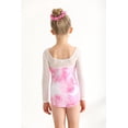 thumbnail image 5 of Valcatch Kid Girls Gymnastics Leotards Set Long Sleeve Sparkly Dance Biketards with Shorts Ballet Outfit for 5-12 Years, 5 of 9
