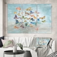 thumbnail image 1 of Designart - Butterflies Dancing I - Wildlife Canvas Artwork, 1 of 1