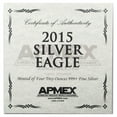 thumbnail image 4 of Not Specified 2015 Silver Eagle 4 oz Silver Round Coin, 4 of 4