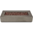 thumbnail image 6 of Real Flame Aegean 70" Rectangle Steel Propane or Natural Gas Fire Pit Table in Mist Gray, 6 of 9