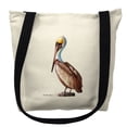 thumbnail image 2 of Betsy Drake TY035M 16 x 16 in. Pelican on White Tote Bag - Medium, 2 of 2