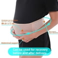 thumbnail image 3 of ERDOUY Maternity Belt Pregnancy Support Belt Bump Band Abdominal Support Belt Belly Back Bump Brace Strap(Black), 3 of 5