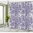 thumbnail image 4 of Ambesonne Modern Shower Curtain, Abstract Blue Drops Print, 69"Wx75"L, Dark Indigo, 4 of 4