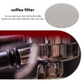 thumbnail image 3 of WRISTBIQUE Durable Stainless Steel Espresso Coffee Filter Screen for Fresh Flavor Plated Silver, 3 of 6