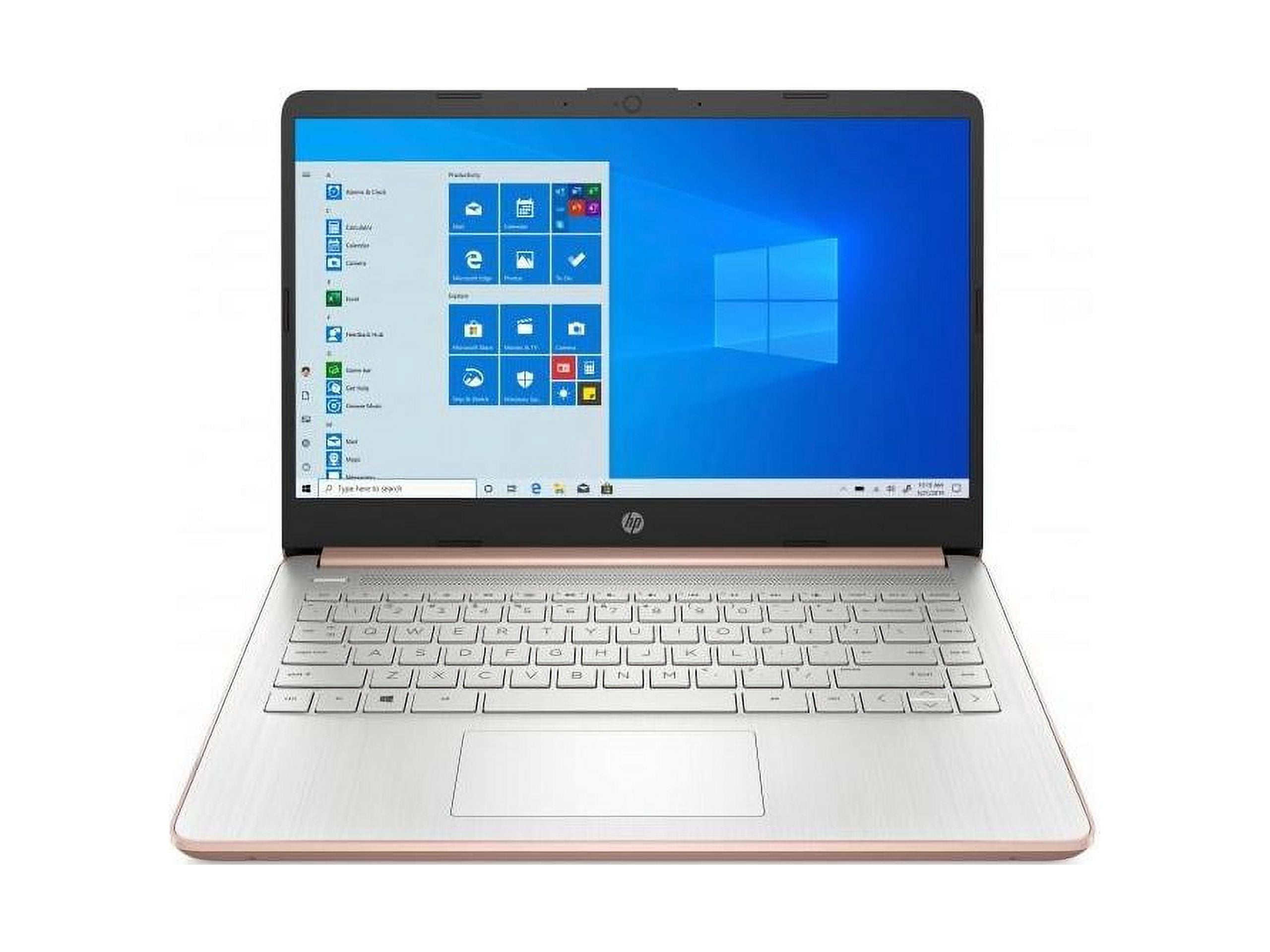 HP 14-dq0030nr 14" HD Laptop Intel Celeron N4020 1.1 GHz up to 2.8 GHz Intel UHD Graphics 4 GB DDR4-2400 RAM 64 GB eMMC Windows 10 Home in S mode - 47X77UA