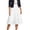 White, variant on Women's Tennis Skirts Summer Elegant Pleated Midi Skirt For Everyday Casual Summer Wear With Versatile Styling Options Black M