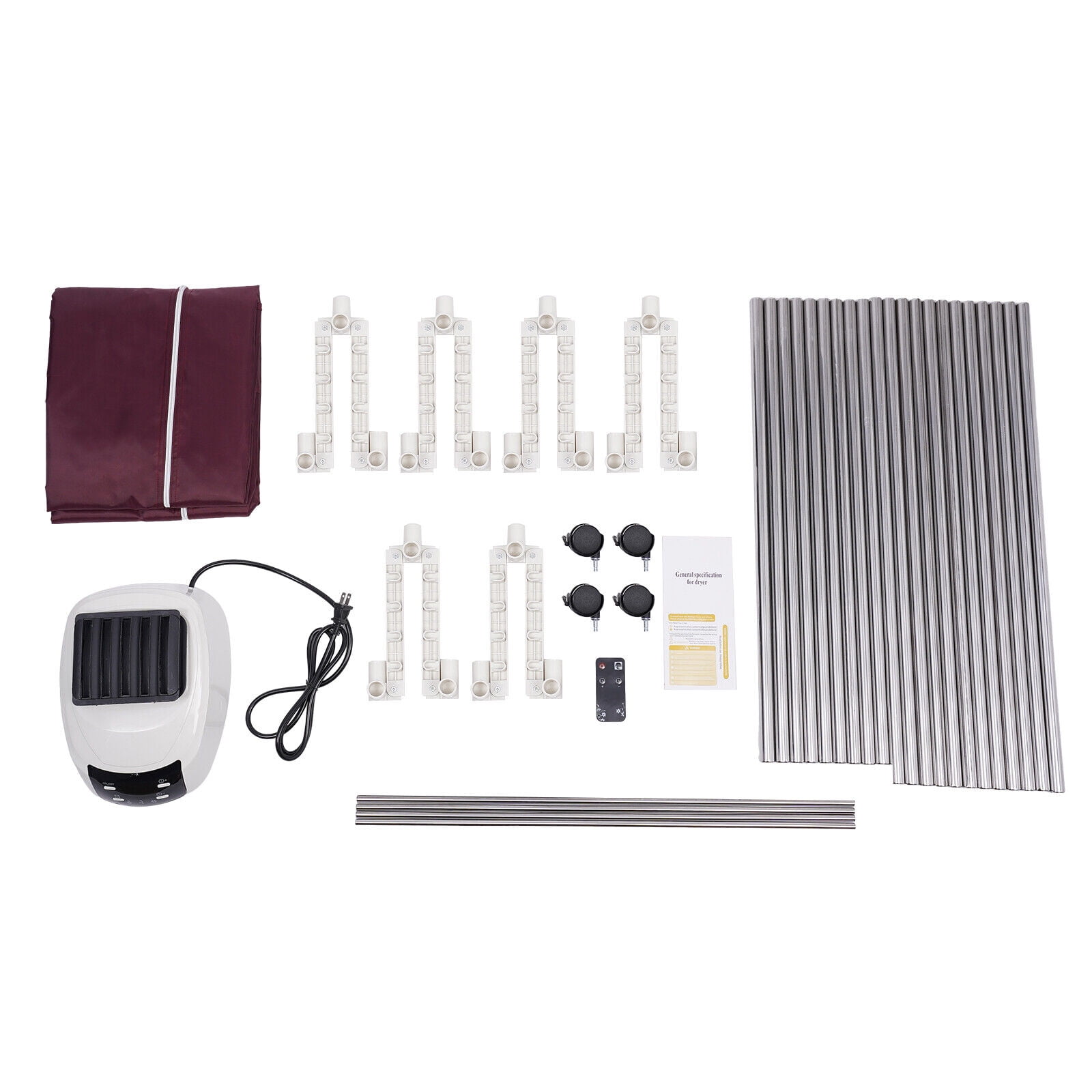 Electric Dryer for Apartments Foldable Features 9.48 lbs Clothes Dryer, Portable Travel Mini Dryer Machine