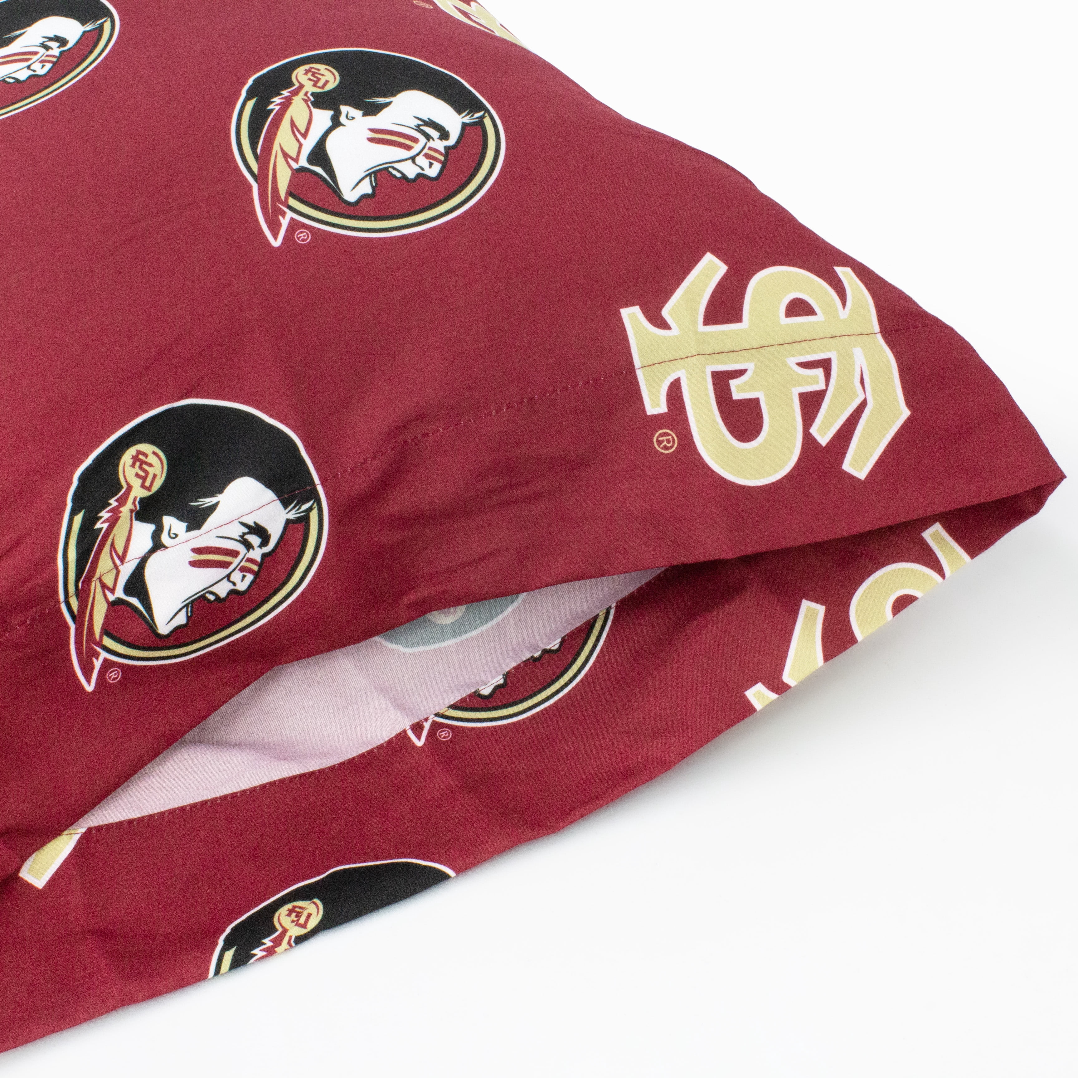 Florida State Seminoles Pillowcase Pair, Standard, 20" x 30" (2 Standard Pillowcases)