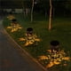 thumbnail image 5 of Solar Lanterns Outdoor Hanging Lantern Lights, Butterflies Hollowed-Out Metal Decor Lantern, LED Decorative Garden Light - Delicate Garden Decoration, 5 of 6