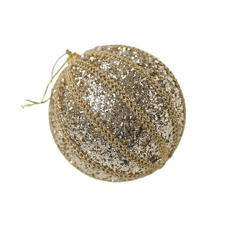 

Chicmine Xmas Tree Pendant Sequins Design Creative Shape Shiny Visual Effect Reusable Wide Application Decorative Ultra-Light Five-pointed Star Foam Ball Xmas Tree Ornament for Home