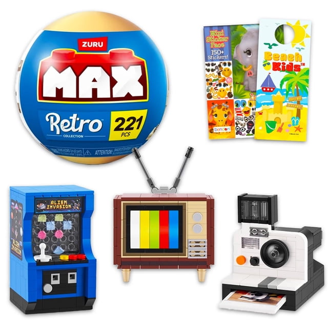 Set de Juguetes ZURU Max Retro Construcciones Misteriosas en Bola