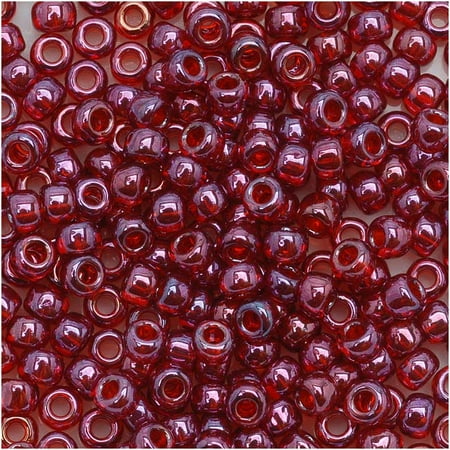 Golden Raspberry - Toho Round Seed Beads 8/0 #332 'Gold Lustered Raspberry' 8 Gram Tube