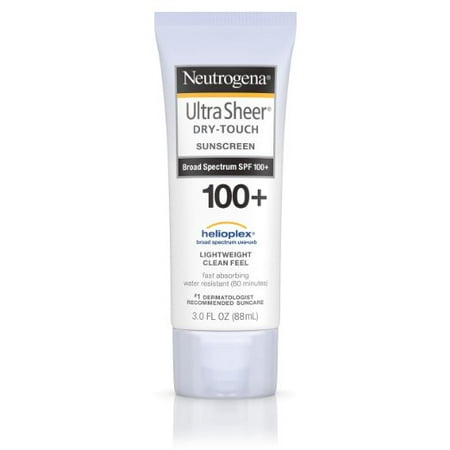 Neutrogena Ultra Sheer Dry-Touch Sunscreen Broad Spectrum SPF 100, 3 Fl. Oz
