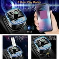thumbnail image 4 of 2025 Bluetooth Wireless Dual Usb Ports Fm Transmitter Adapter for Cars, 2-in-1 Bluetooth Fm Transmitter&mp3 Hands-free Calling Player&wireless Radio Receiver, Supports Tf Card & Usb Flash Drive, 4 of 6