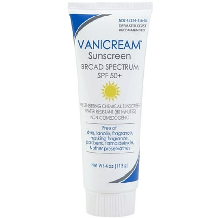 Vanicream Sunscreen, SPF 50+ 4 oz (Pack of 6)