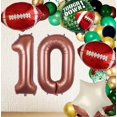 thumbnail image 2 of Set de globos para 10.º cumpleaños de fútbol Kwuz, 40 pulgadas, 2 of 7