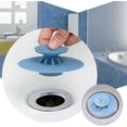 thumbnail image 2 of El tapón de desagüe de baño Snug Plug sella herméticamente alrededor del desagüe (se adapta a desagües abiertos de 1,5 pulgadas, ideal para bañeras, diseño fácil de abrir/cerrar) ShuxiuWang 1327537086512, 2 of 3