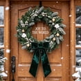 thumbnail image 5 of 10 Yards Christmas Velvet Wired Ribbon,2.48 inch Wide Christmas Ribbon Wired,Christmas Velvet Ribbon Wired for Christmas Tree Decorations, Outdoor Ornaments, Garland and Wreath Decor,Green, 5 of 6