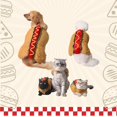 thumbnail image 2 of Ropa divertida para perros y gatos para Halloween, disfraces de Navidad, disfraces de perros calientes, talla L, 2 of 5