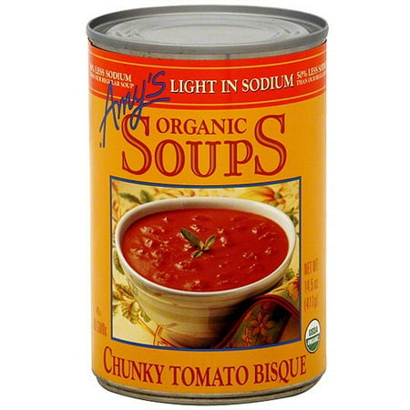 Amy's Chunky Tomato Bisque Soup, 14.5 oz (Pack of 12)